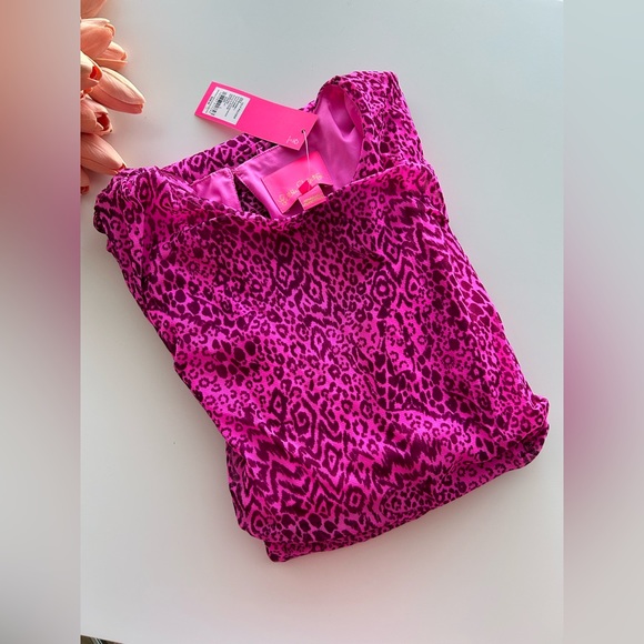 Lilly Pulitzer Preslie Long Sleeve Mesh Midi Dress - Picture 7 of 9